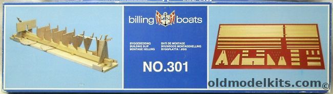 Billing Boats Building Slip For Plank-On-Frame Ship Kits Up to 90 CM (37.4 Inches), 301 plastic model kit